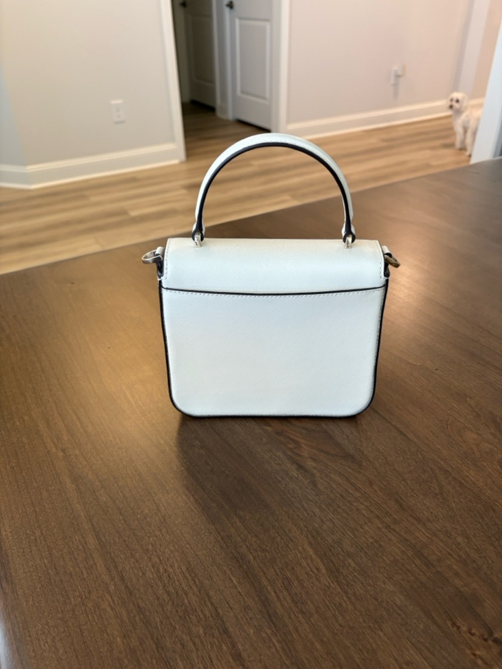 kate spade Ivory Staci Square Crossbody with Top Handle - Picture 4 of 9